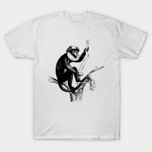 Primate Nature Drawing T-Shirt